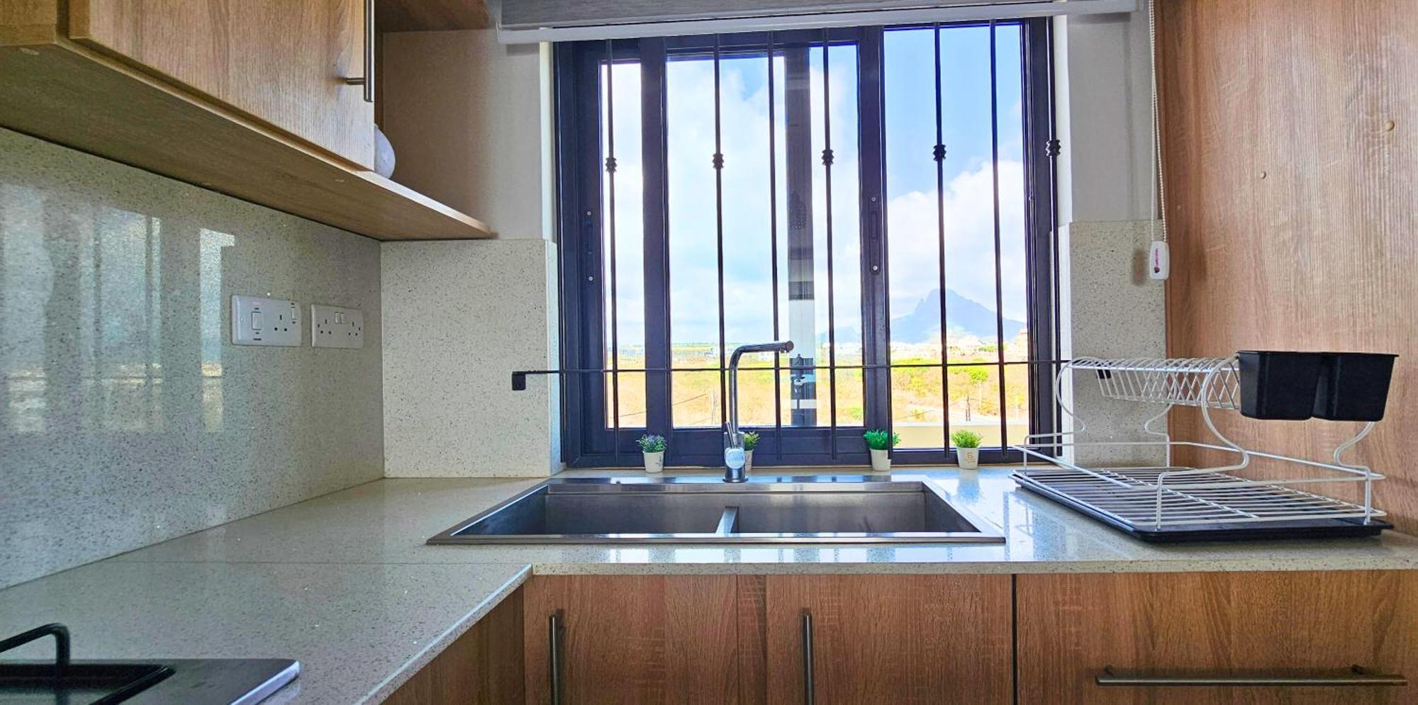 Ferienwohnung Zen Retreat With Stunning Sea Views And Sunsets Flic-en-Flacq Exterior foto
