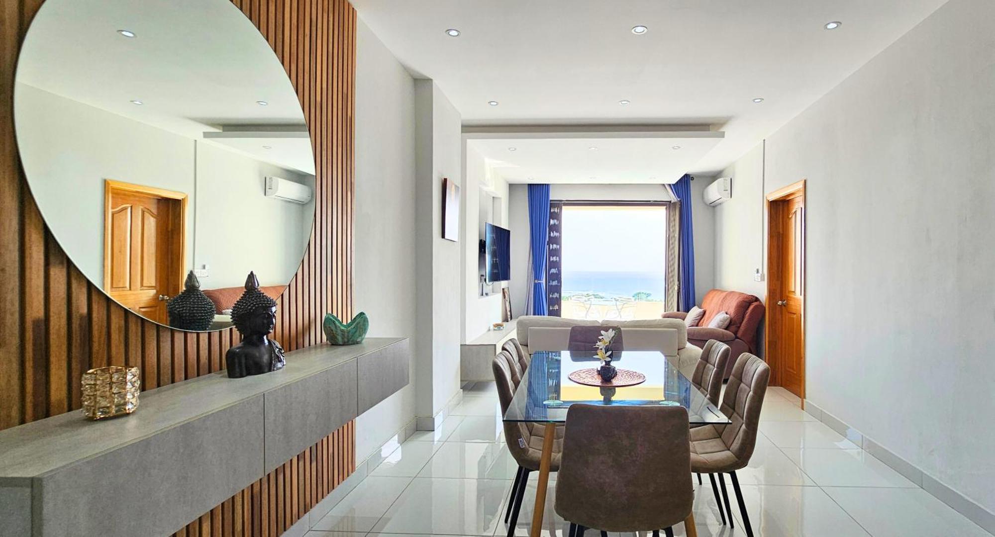 Ferienwohnung Zen Retreat With Stunning Sea Views And Sunsets Flic-en-Flacq Exterior foto